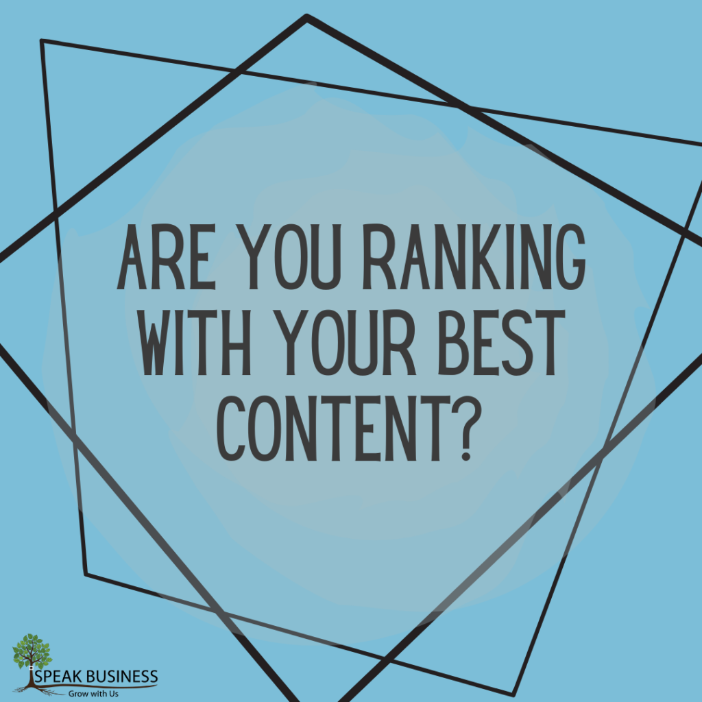 ranking with best content